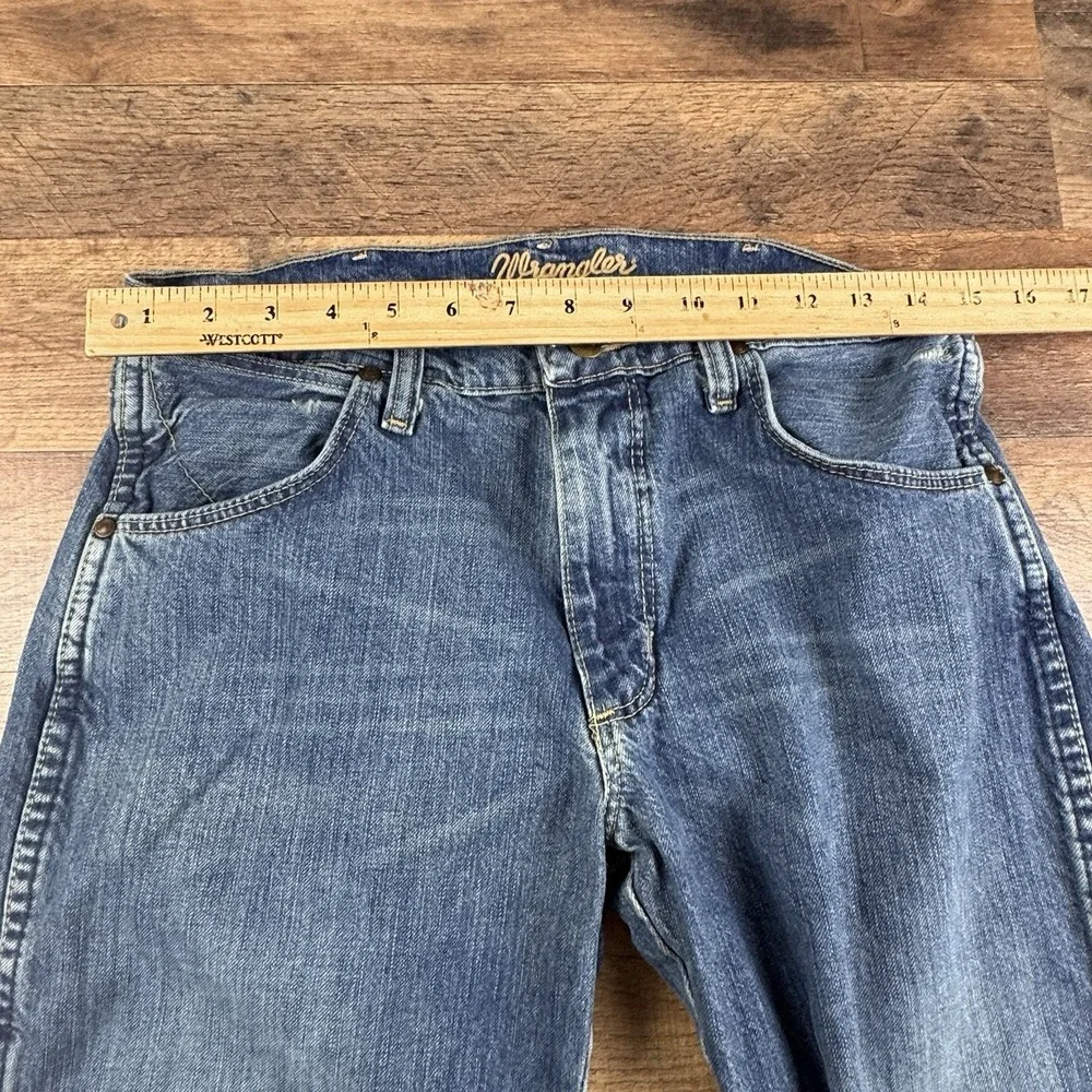Wrangler Vtg Jeans Mens 30x32 Blue Denim Cowboy Cut Boot Western 77MWZWO